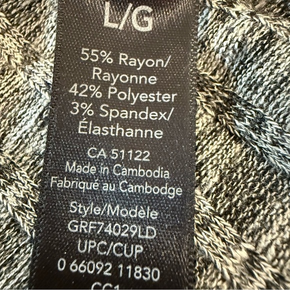 George Gray Ribbed A-Line Sweater Dress Women’s Sz L - Picture 10 of 10